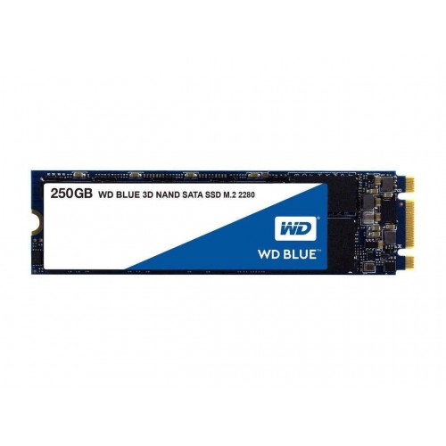 Western Digital 250GB Blue 3D NAND Internal SSD - SATA III 6Gb/s M.2 2280 Solid State Drive - WDS250G2B0B